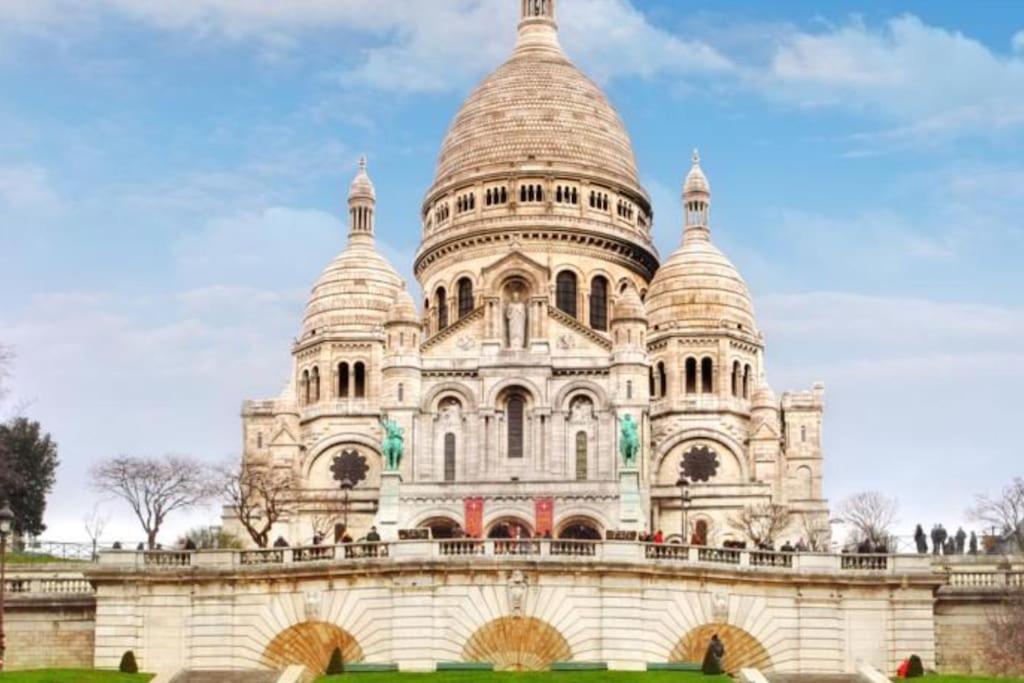Appartement Paris Sacre Coeur Montmartre Et Tour Eiffel, 8 People, Extérieur photo