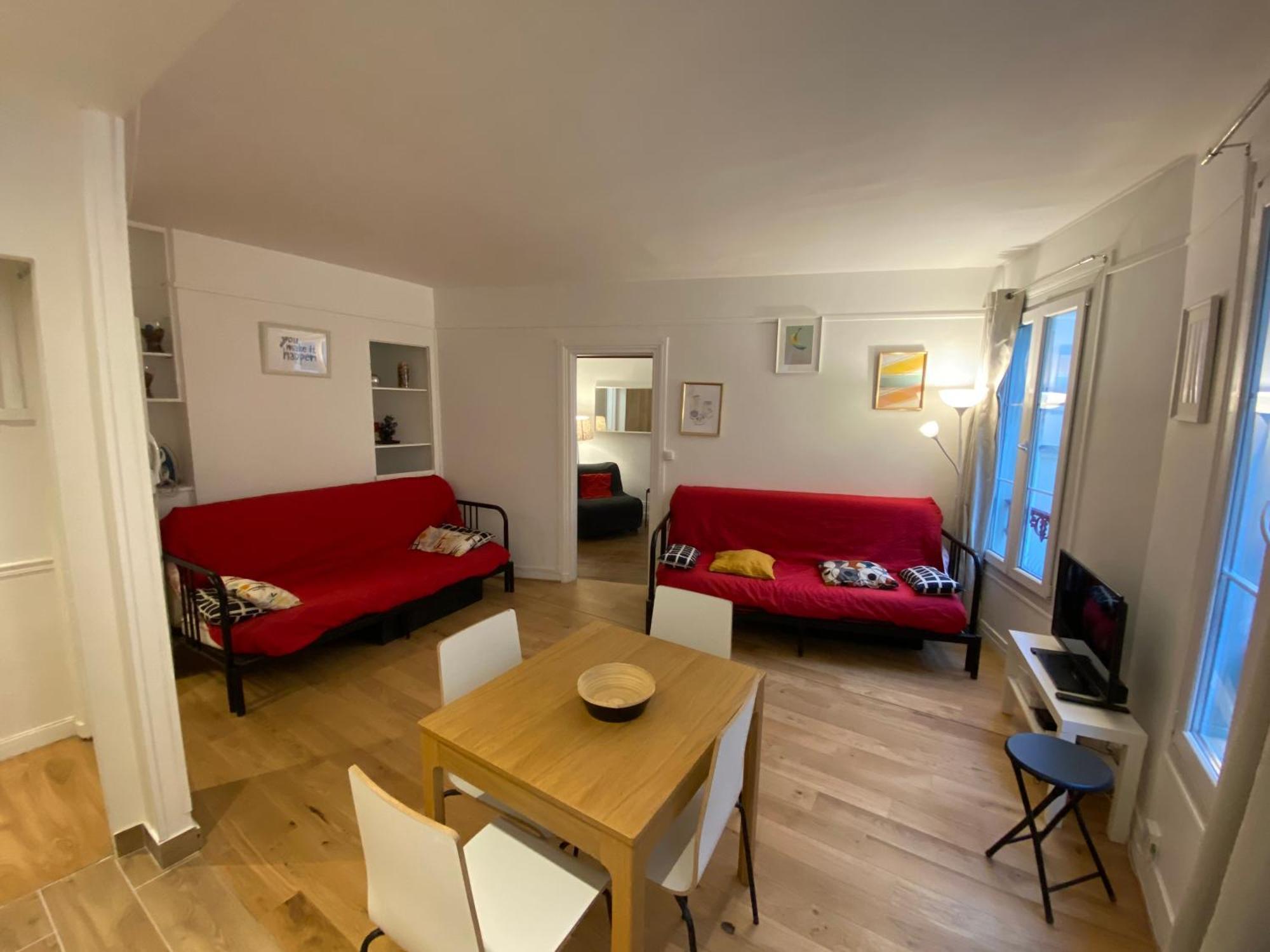 Appartement Paris Sacre Coeur Montmartre Et Tour Eiffel, 8 People, Extérieur photo